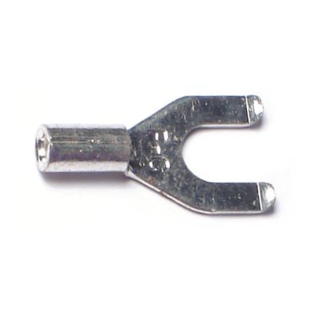 Midwest Fastener Fork Terminal, 18 AWG, Bare Insulated, 20 PK 70116